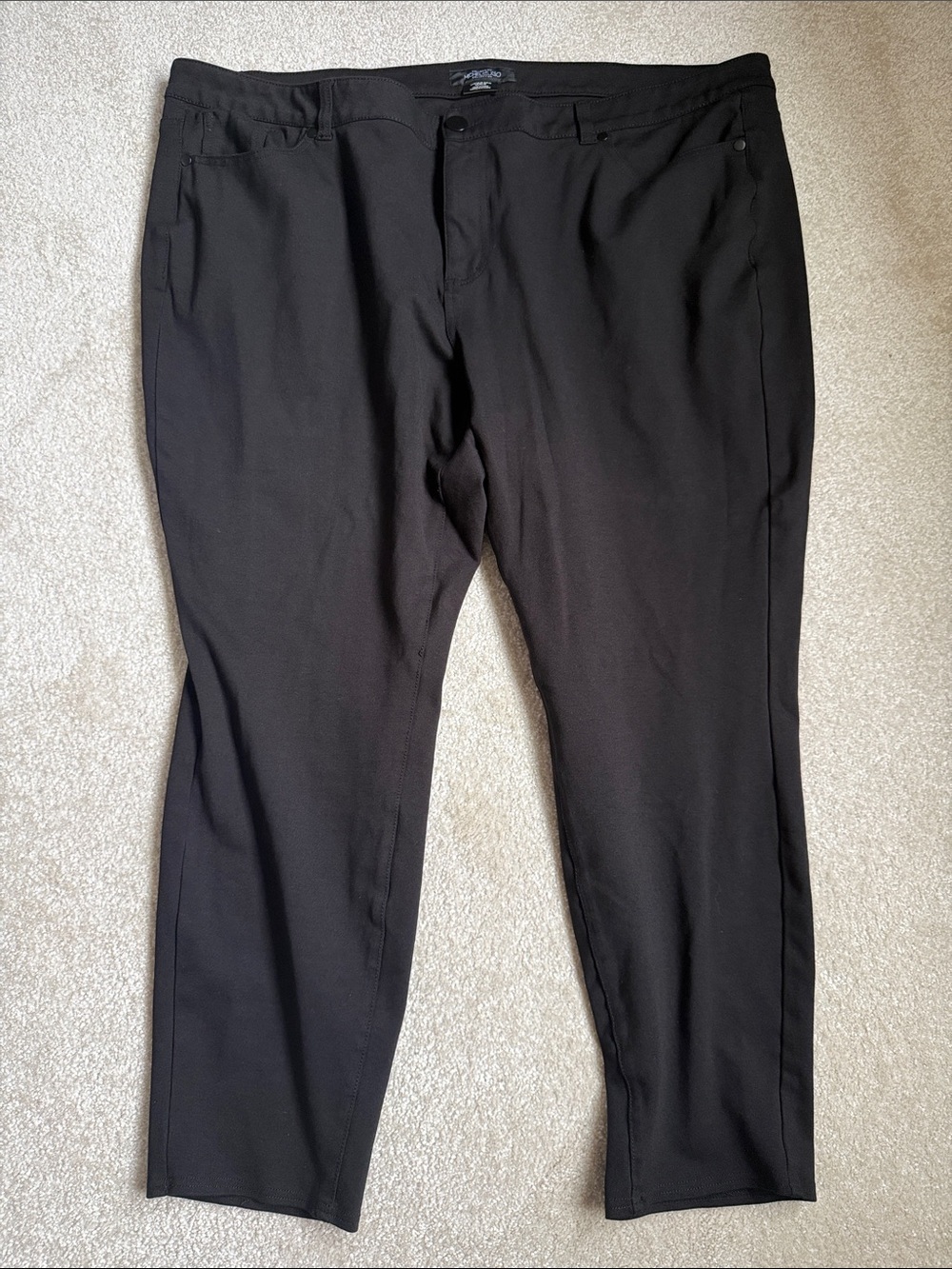 Michel Studio Black Slim Stretch Dress Pants